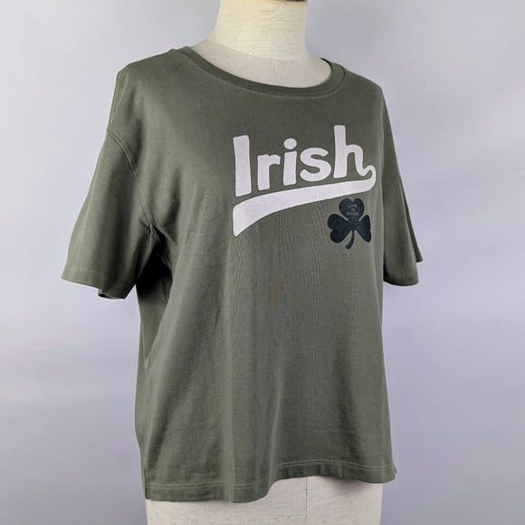 Life Is Good Ballyard Irish Clover Crusher Tee Crew Neck Short Sleeve Moss M NWT - Picture 5 of 10